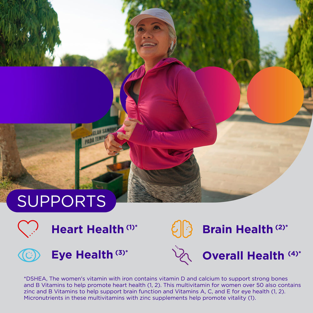 Close-up of Centrum Silver tablet