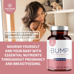 Graphic of essential prenatal nutrients