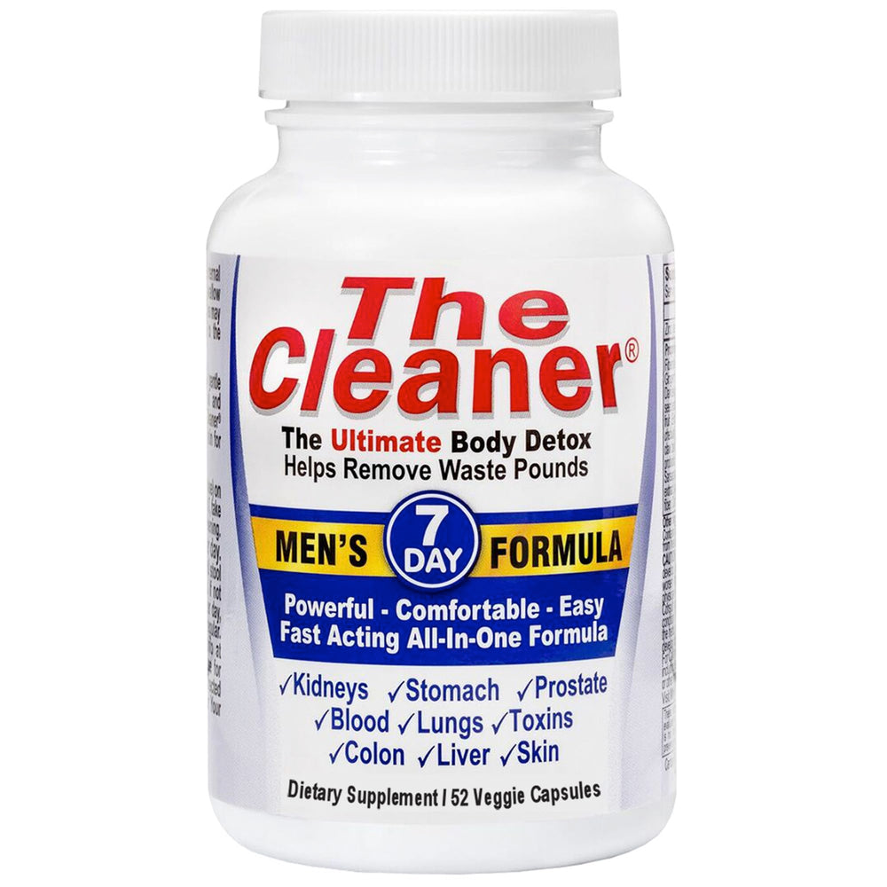 The Cleaner Detox bottle label and branding