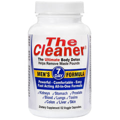 The Cleaner Detox bottle label and branding