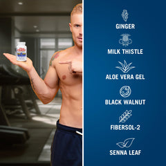 Close-up of The Cleaner Detox capsules