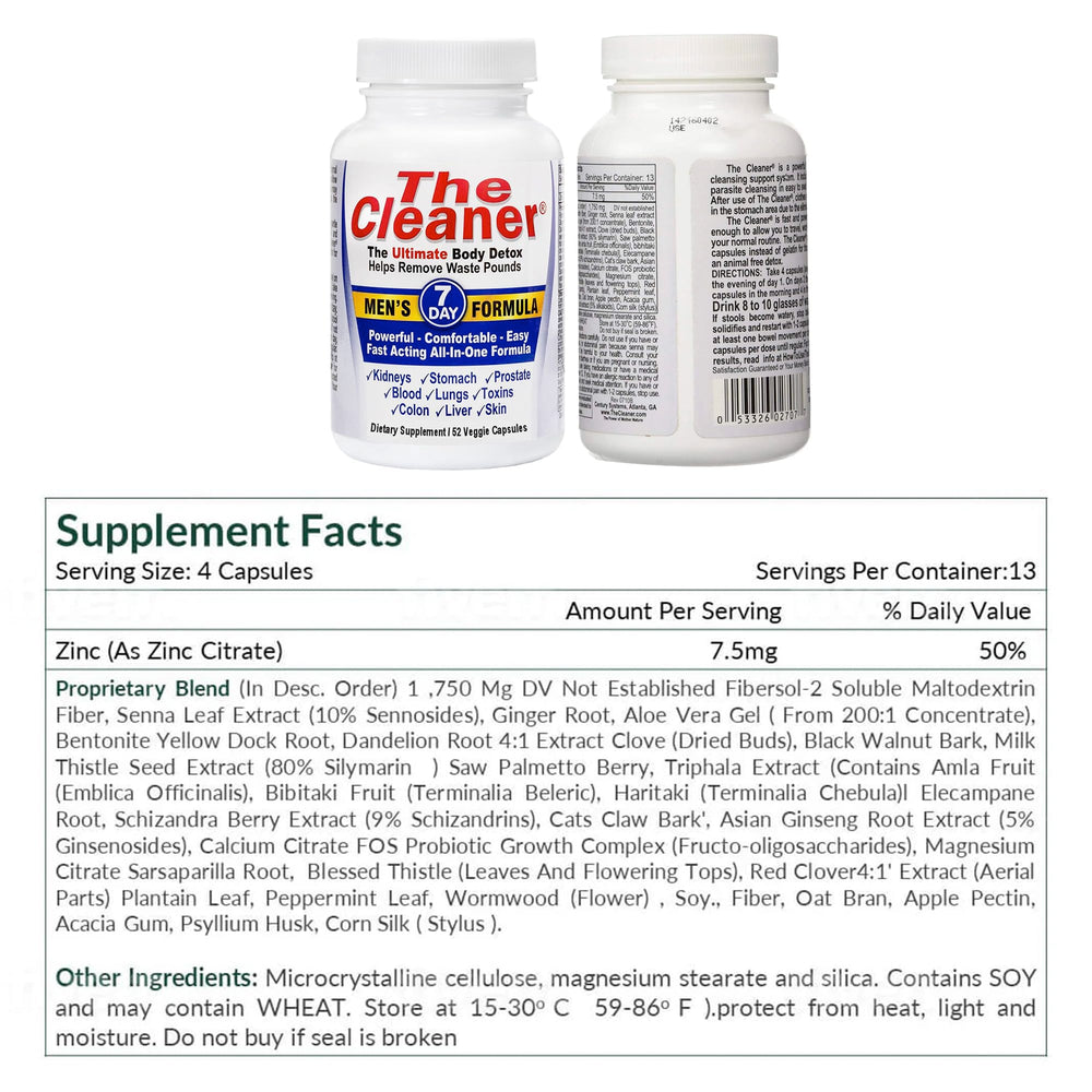 Travel-friendly detox capsule bottle