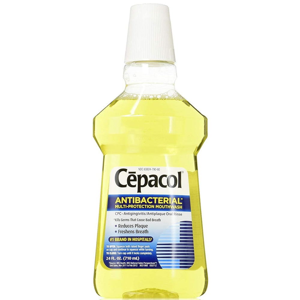 Cepacol Antibacterial Mouthwash Original bottle 24 oz Pack of 5