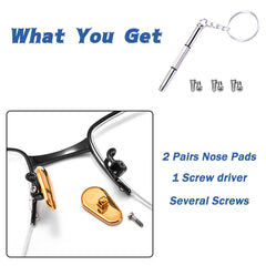 TORWOL packaging includes 2 pairs, screws, and 3-in-1 screwdriver
