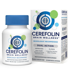 Cerefolin Brain Wellness hero image with bottle
