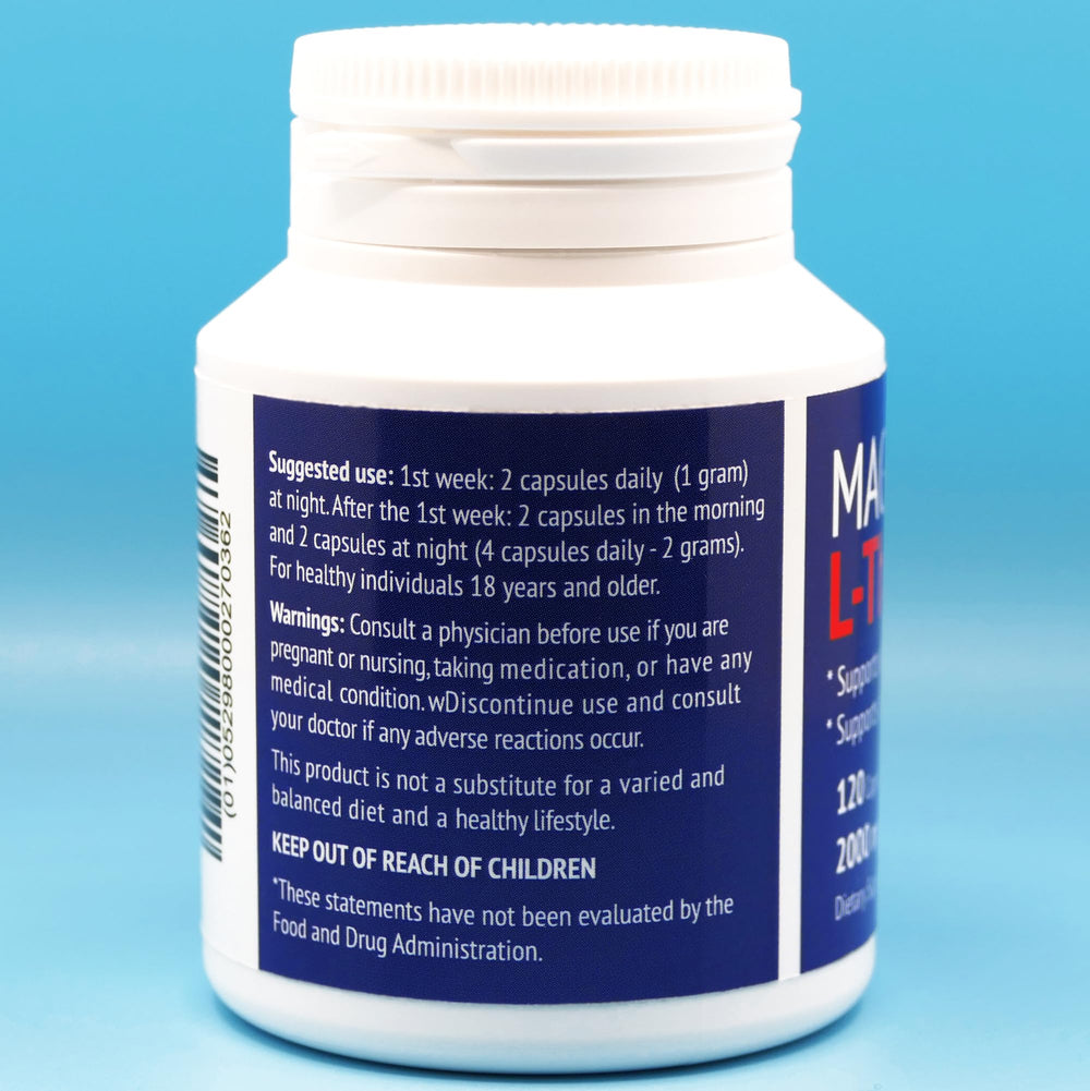 Product information and vitamins image for Ceretis Magnesium L-Threonate