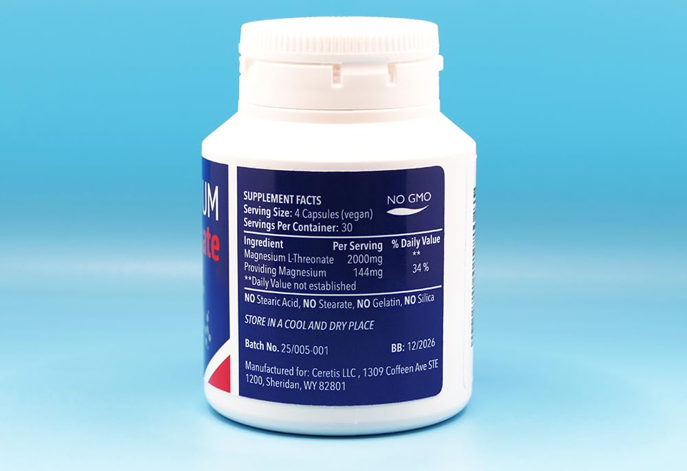 Lifestyle image conveying focus and sleep support with Ceretis