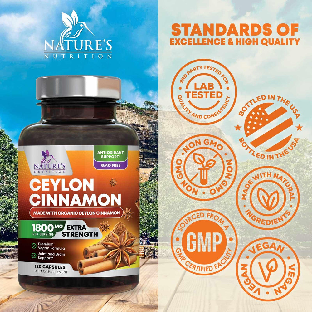 Illustration representing antioxidant support from cinnamon supplement