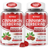 Ceylon Cinnamon Berberine Gummies 120 count bottle with orange label