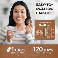 Ceylon Cinnamon capsules packaging displaying Made in USA label