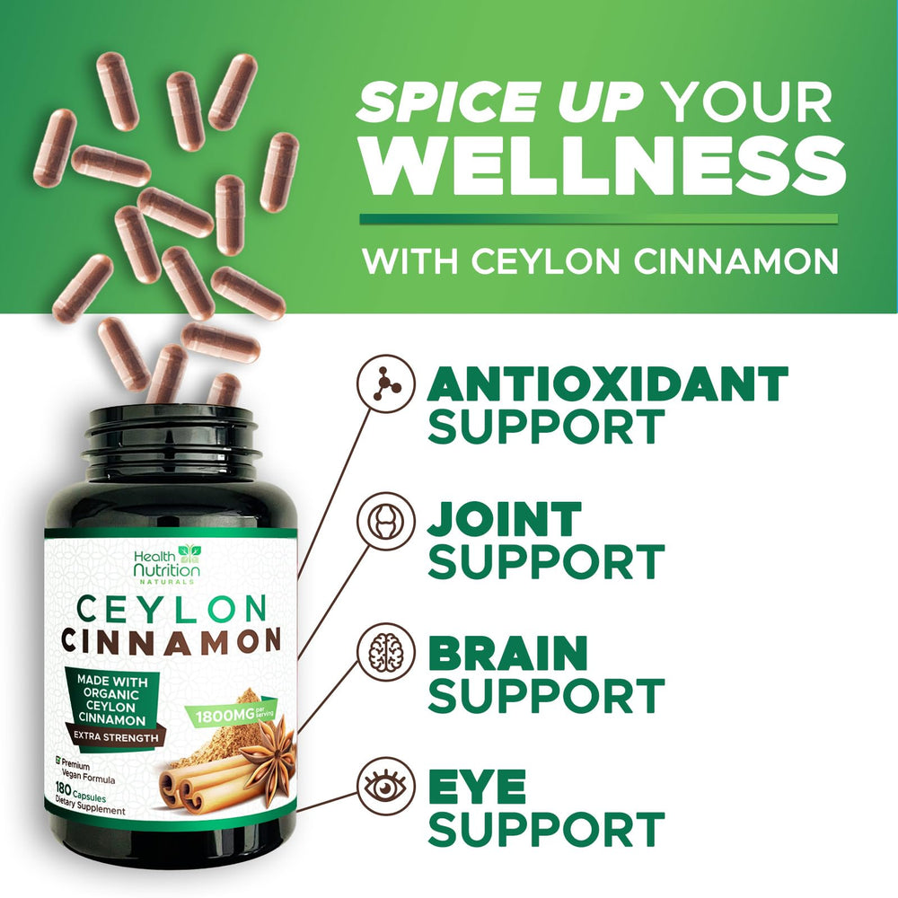 Ingredients: organic Ceylon cinnamon powder