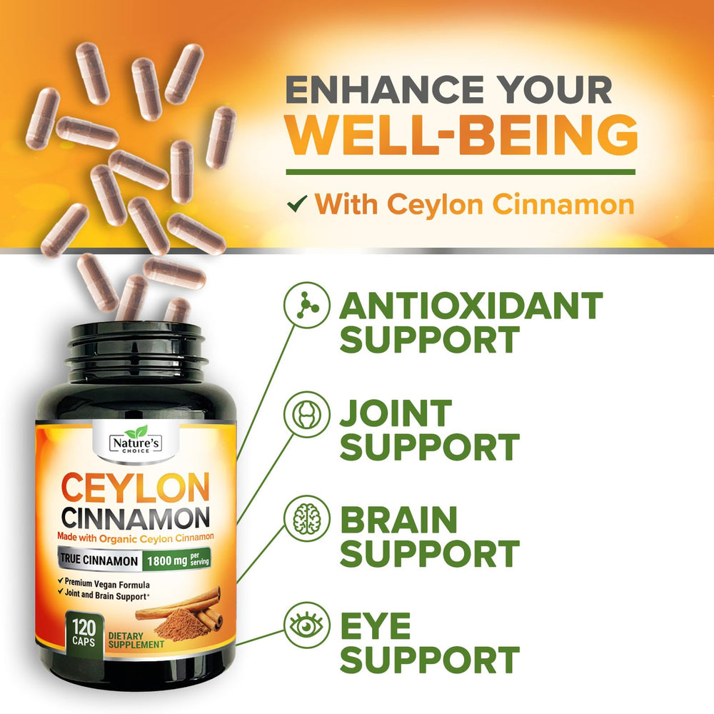 USA bottled Cinnamon Capsules packaging