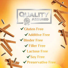 Organic Ceylon Cinnamon Verum powder used in capsules