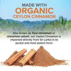 Front view of Ceylon Cinnamon Capsules packaging