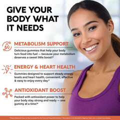 Close-up of Ceylon Cinnamon gummy in berry flavor