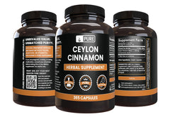 Close-up of pure cinnamon capsules highlighting single-ingredient formula