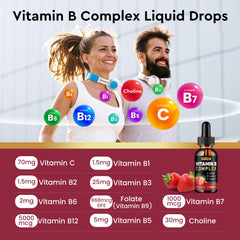 Close-up of label highlighting 5000 mcg methyl B12 per serving