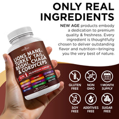 Chaga powder in scoop
