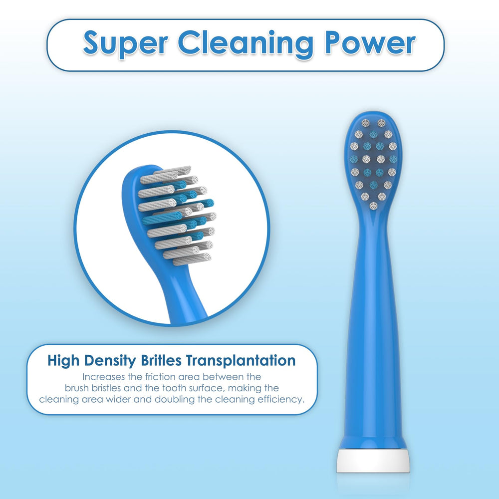 Close-up of soft thin round-point bristles