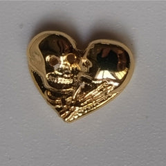 Close-up view of tooth gem crystals