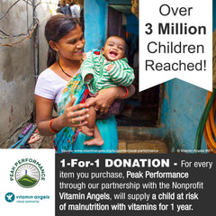 Vitamin Angels donation program badge