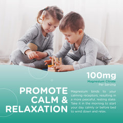 Nutrition label highlighting magnesium citrate