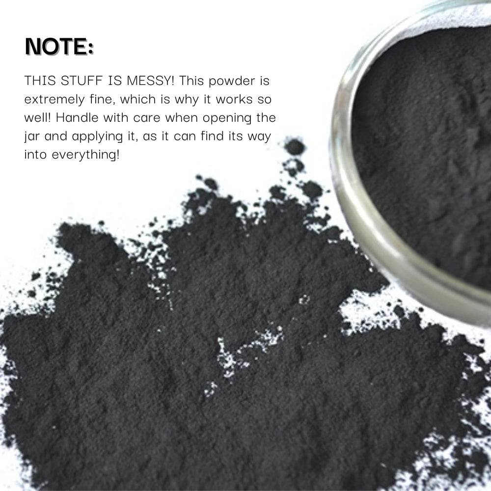 Using charcoal powder as part of an oral care routine