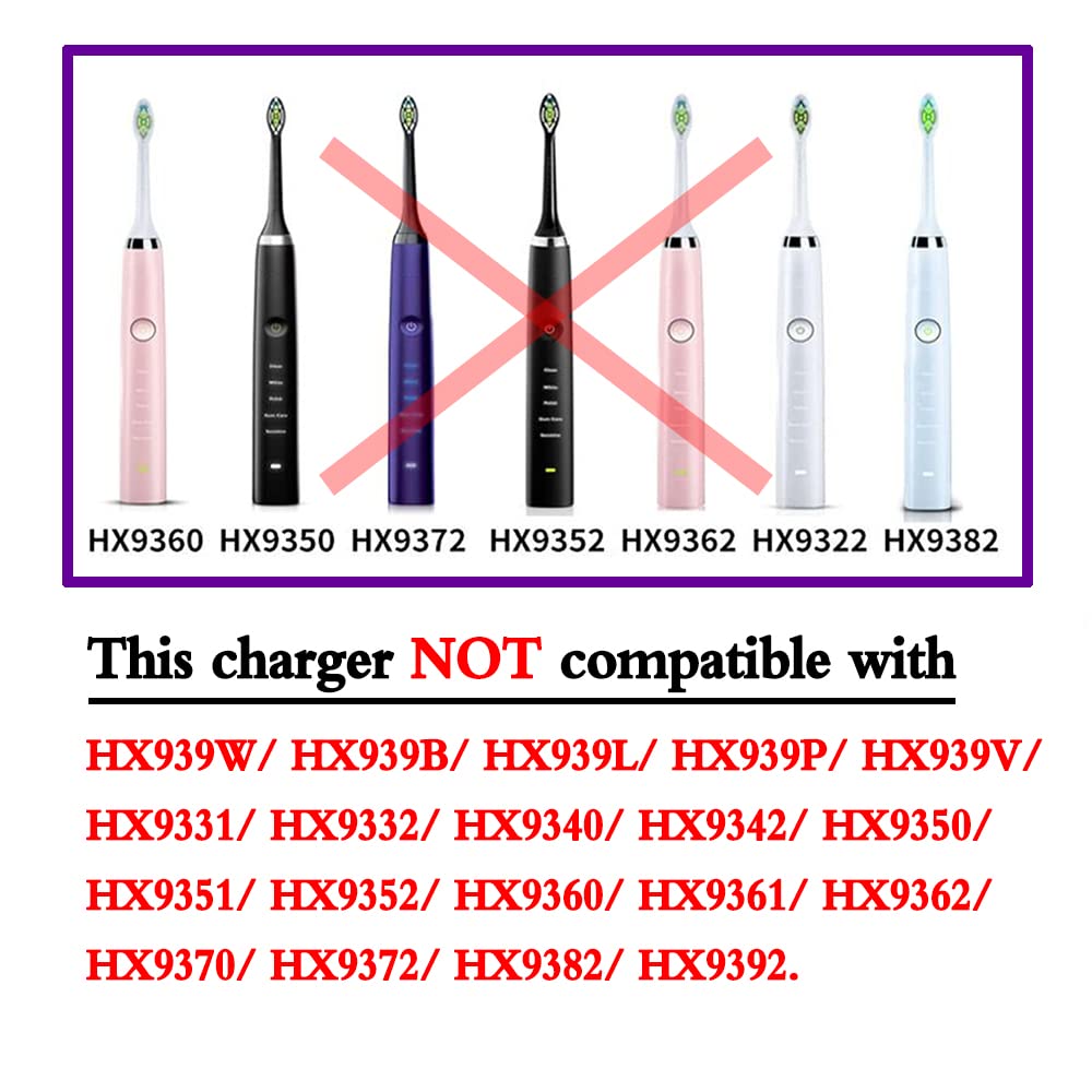 Package includes: 1x Electric Toothbrush Charger