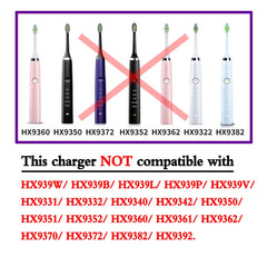 Package includes: 1x Electric Toothbrush Charger