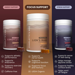 Labels showing gluten-free, vegan, kosher and non-GMO