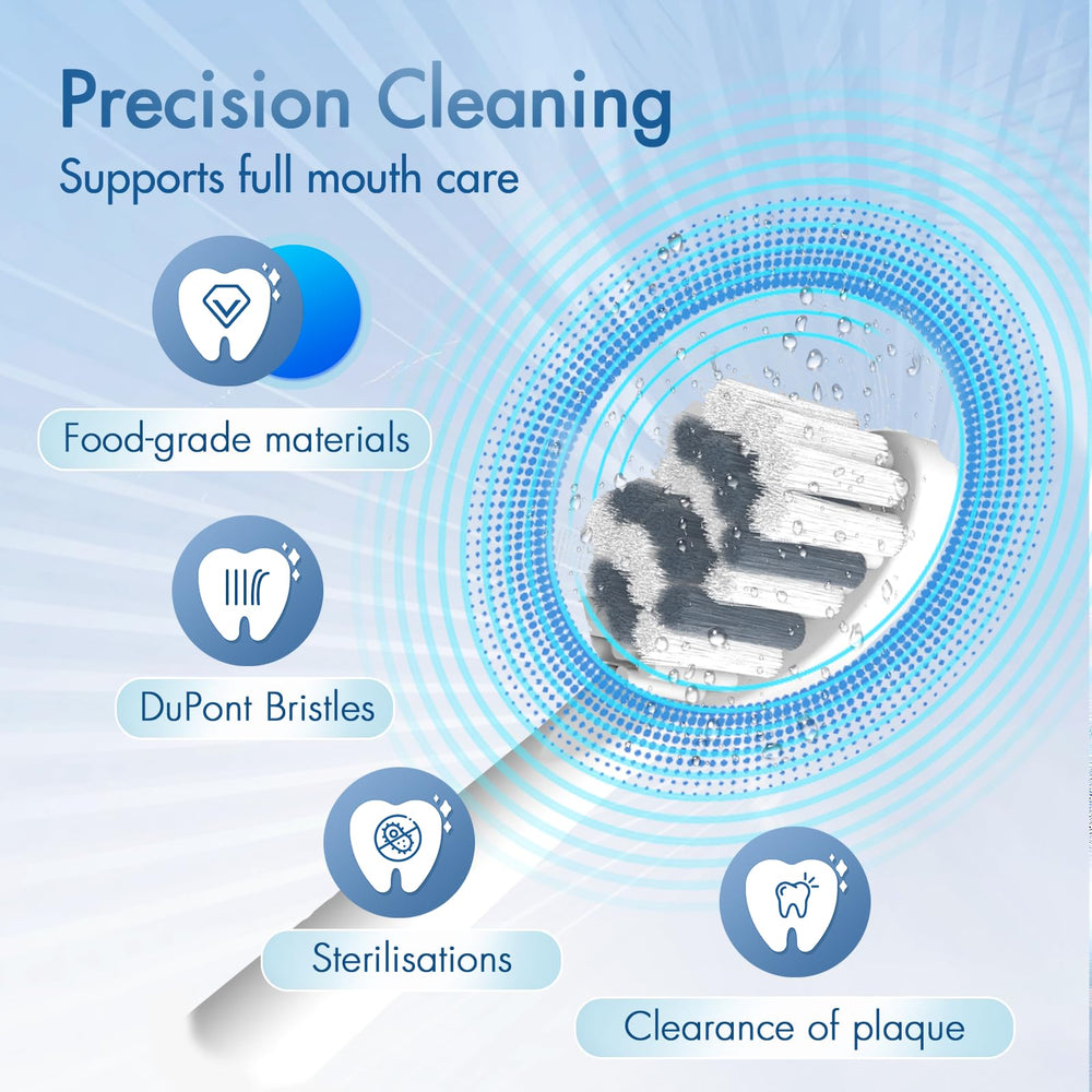 Six Charmcare Sonicare heads aligned for Philips Sonicare C2 C3 G2 G3 W3