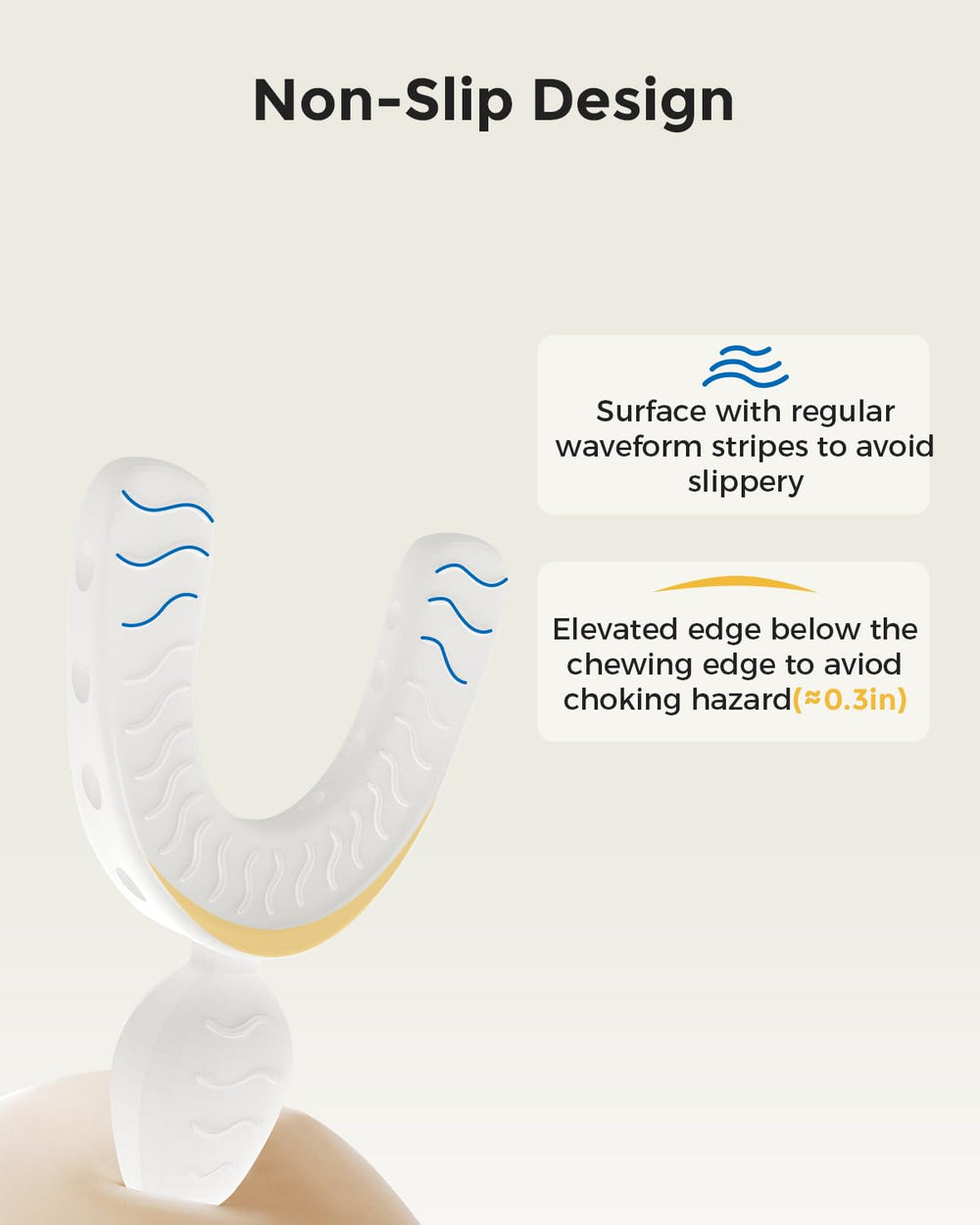 Durable food-grade silicone material of Checkme chewies