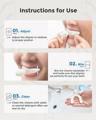 Checkme Aligner Chewies White packaging image