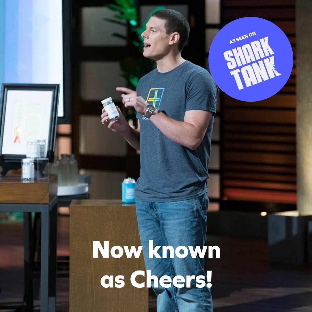 Lifestyle image of a refreshed person after using Cheers Liver Combo