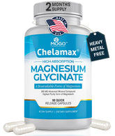 Chelamax Magnesium Glycinate bottle