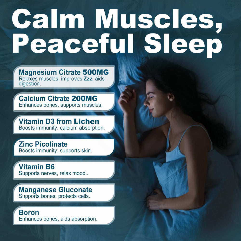 Chelated Magnesium Citrate Gummies with B6 and D3