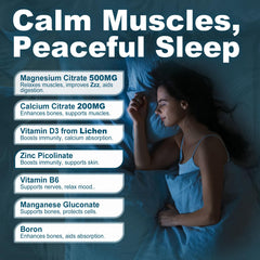 Chelated Magnesium Citrate Gummies with B6 and D3