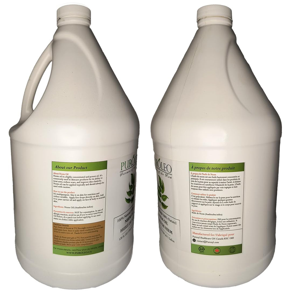 Chemical-free Neem Oil packaging in Canada