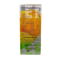 Nutrition facts for Cherifer Forte Syrup 240 ml