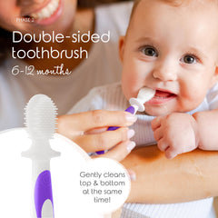 Toddler toothbrush in purple
