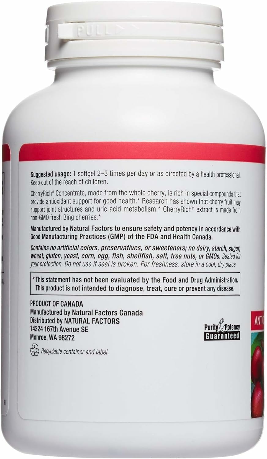 Illustration of 36:1 cherry extract concentration