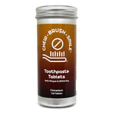 Chew Brush Smile toothpaste tablets Cinnamon – front view
