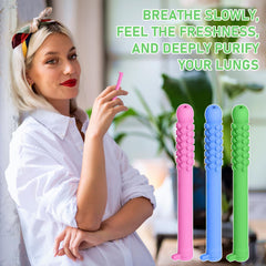 Breath sticks portable in bag, pocket, or desk