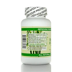 Product packaging and bottle on white background