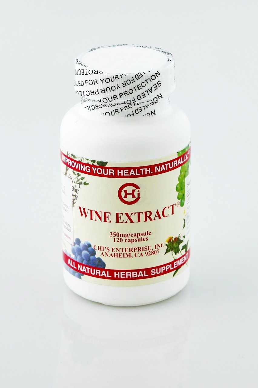 Chi's Enterprise Wine Extract bottle - 120 capsules