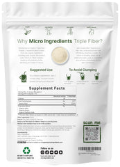Chicory Root Inulin, Acacia Fiber, Psyllium Husks 3-in-1 blend