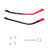 Child eyeglass arms replacement temple silicone frame arms white and blue