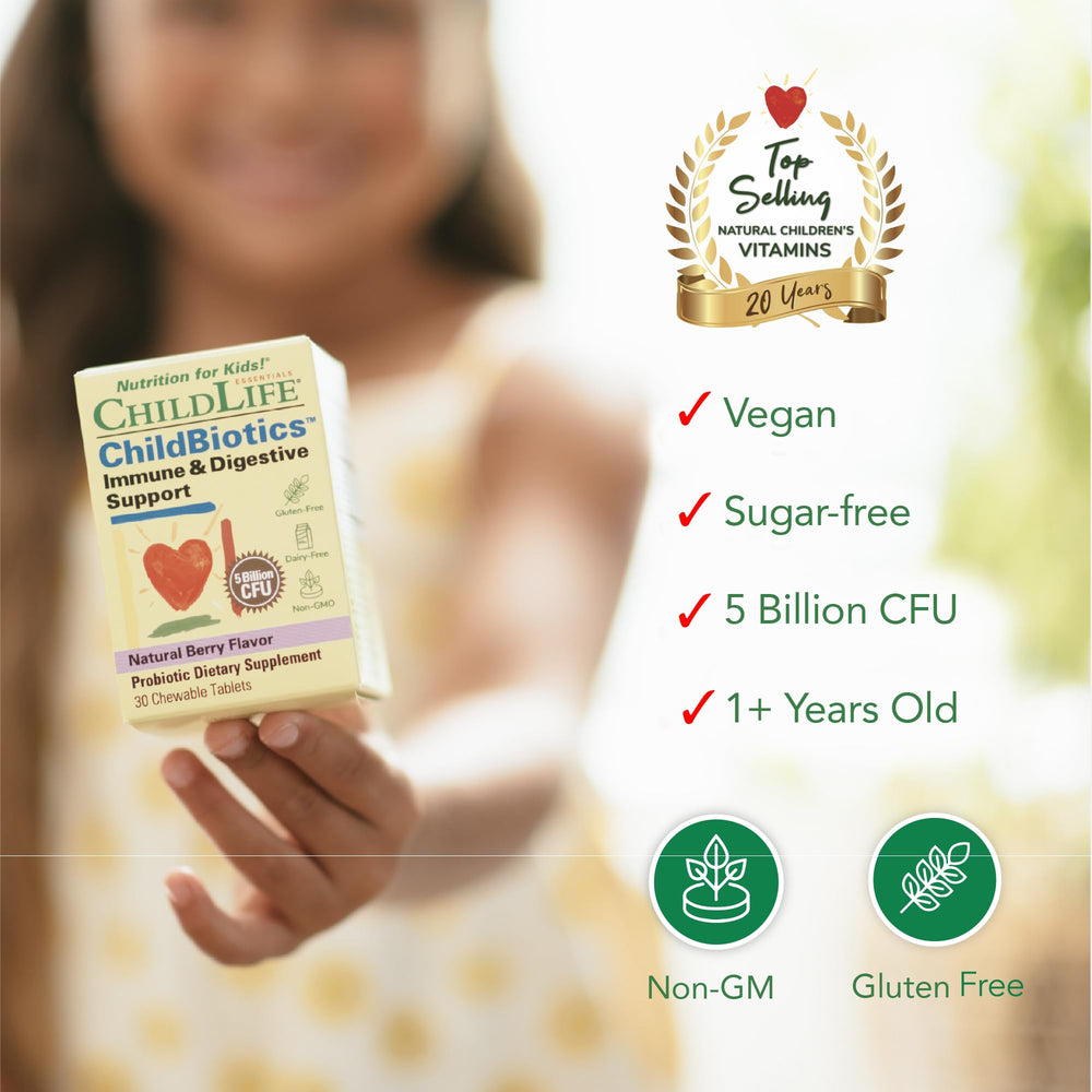 Ingredients list for CHILDLIFE ESSENTIALS Childbiotics probiotic