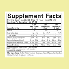 Dosing guide for ChildLife Essentials calcium supplement for kids