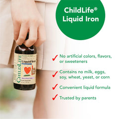 Children aged 4 and older taking liquid iron